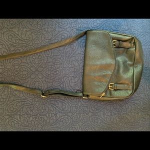 Black leather purse